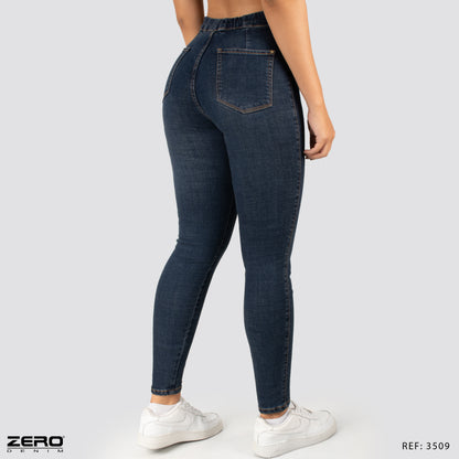 Jeans Skinny Tiro Alto 3509