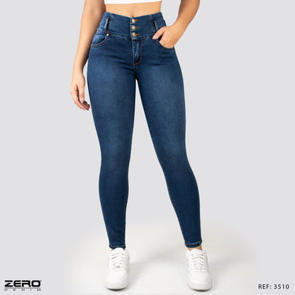 Jeans Skinny Tiro Alto 3510
