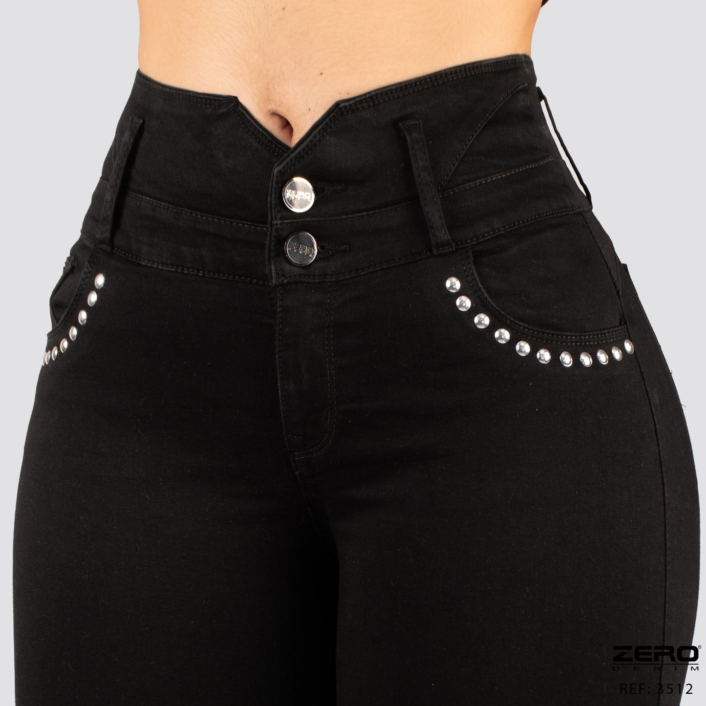 Jeans Skinny Tiro Alto 3512-P