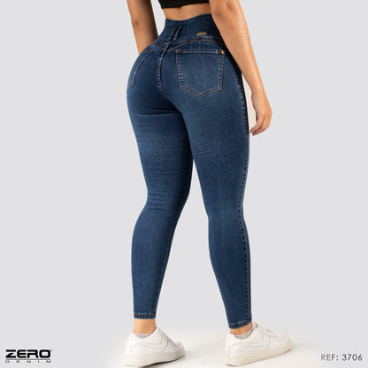 Jeans Skinny Tiro Alto 3706