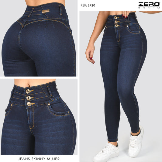 Jeans Skinny Tiro Alto 3720