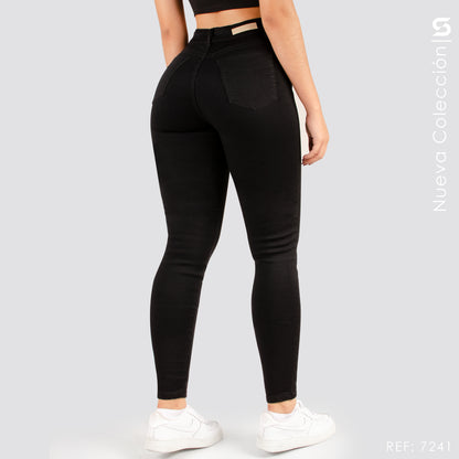 Jeans Skinny Tiro Alto S7241