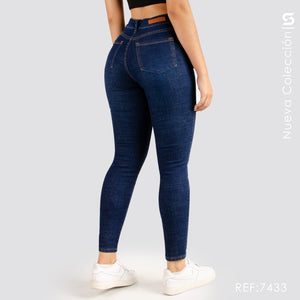 Jeans Skinny Tiro Alto S7433