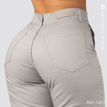 Pantalón Mom Fit Tiro Alto S7435