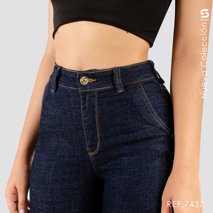 Jeans Skinny Tiro Alto S7437