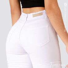 Cargar imagen en el visor de la galería, Jeans Skinny Cargo Tiro Alto S7443