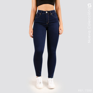 Jeans Skinny Tiro Alto S7500