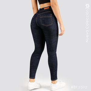 Jeans Skinny Tiro Alto S7512