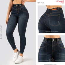 Cargar imagen en el visor de la galería, Jeans Skinny Tiro Alto S7526
