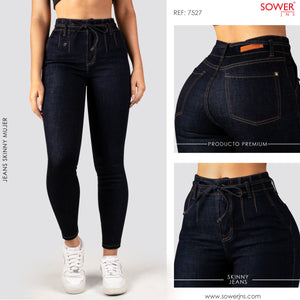 Jeans Skinny Tiro Alto S7527