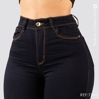 Jeans Skinny Tiro Alto S7543