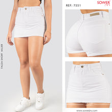 Cargar imagen en el visor de la galería, Falda Short Tiro Alto S7551