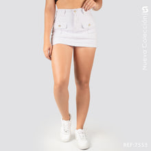 Cargar imagen en el visor de la galería, Falda Short Tiro Alto S7553