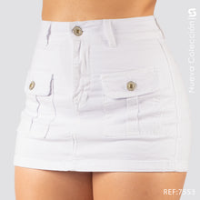Cargar imagen en el visor de la galería, Falda Short Tiro Alto S7553