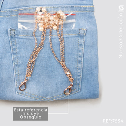 Jeans Skinny Tiro Alto S7554