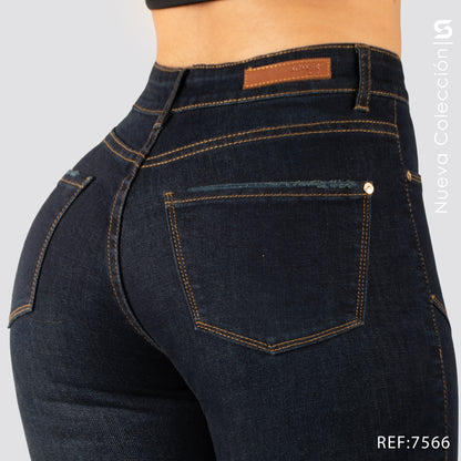 Jeans Skinny Tiro Alto S7566