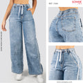 Jeans Mom Flare Tiro Alto S7584