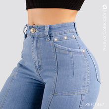 Cargar imagen en el visor de la galería, Jeans Skinny Tiro Alto Premium S7467